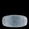 Talerz podłużny, 298x153 mm | CHURCHILL, Raku Topaz Blue