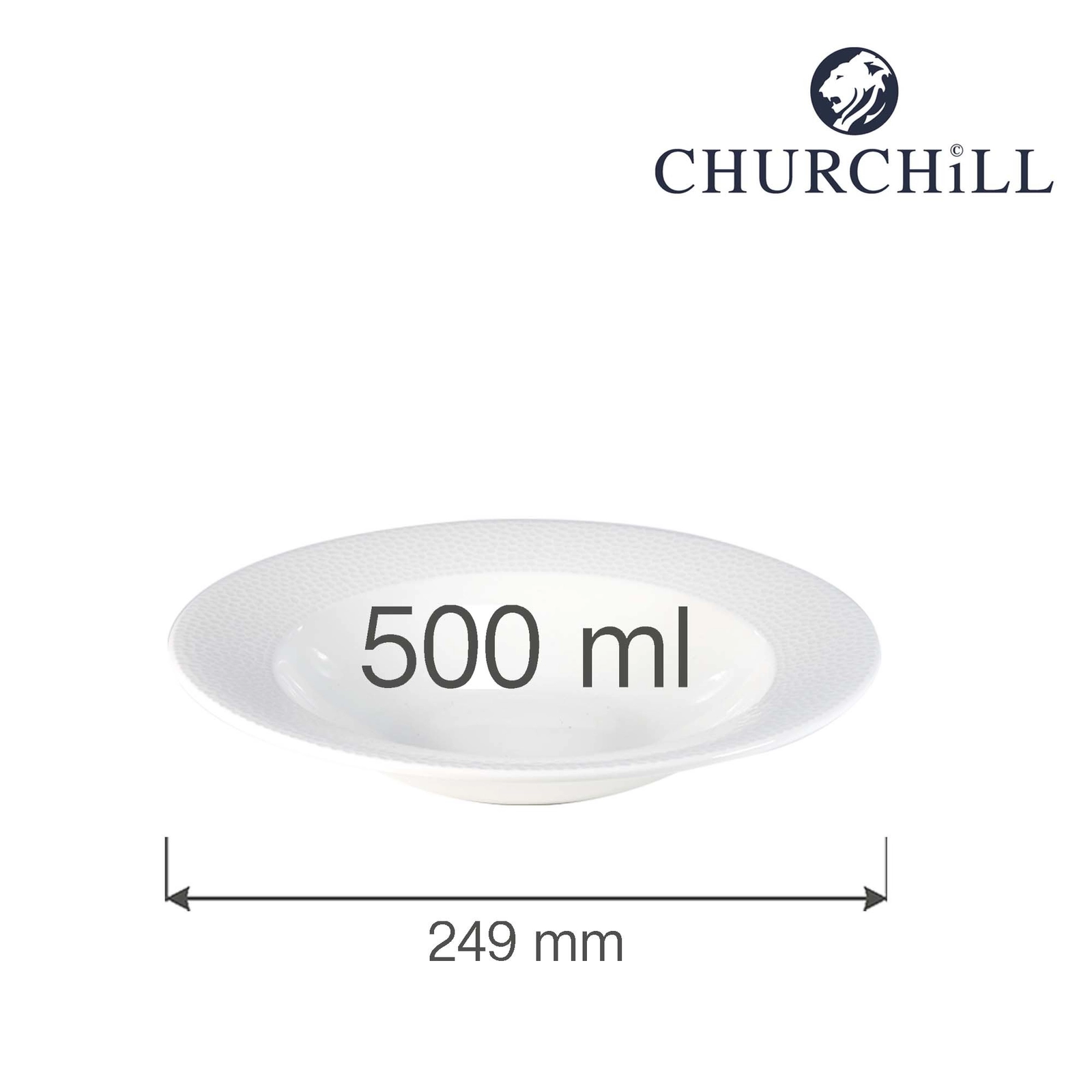 Talerz głęboki, Ø249 mm, 500 ml | CHURCHILL, Isla