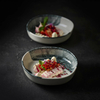 Taca porcelanowa, 320×110 mm, kremowa | CHURCHILL, Tide Black