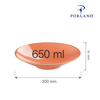 Talerz głęboki, Ø200 mm, 650 ml | PORLAND, Seasons Amber