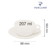 Filiżanka elegancka, 207 ml | PORLAND, Dove