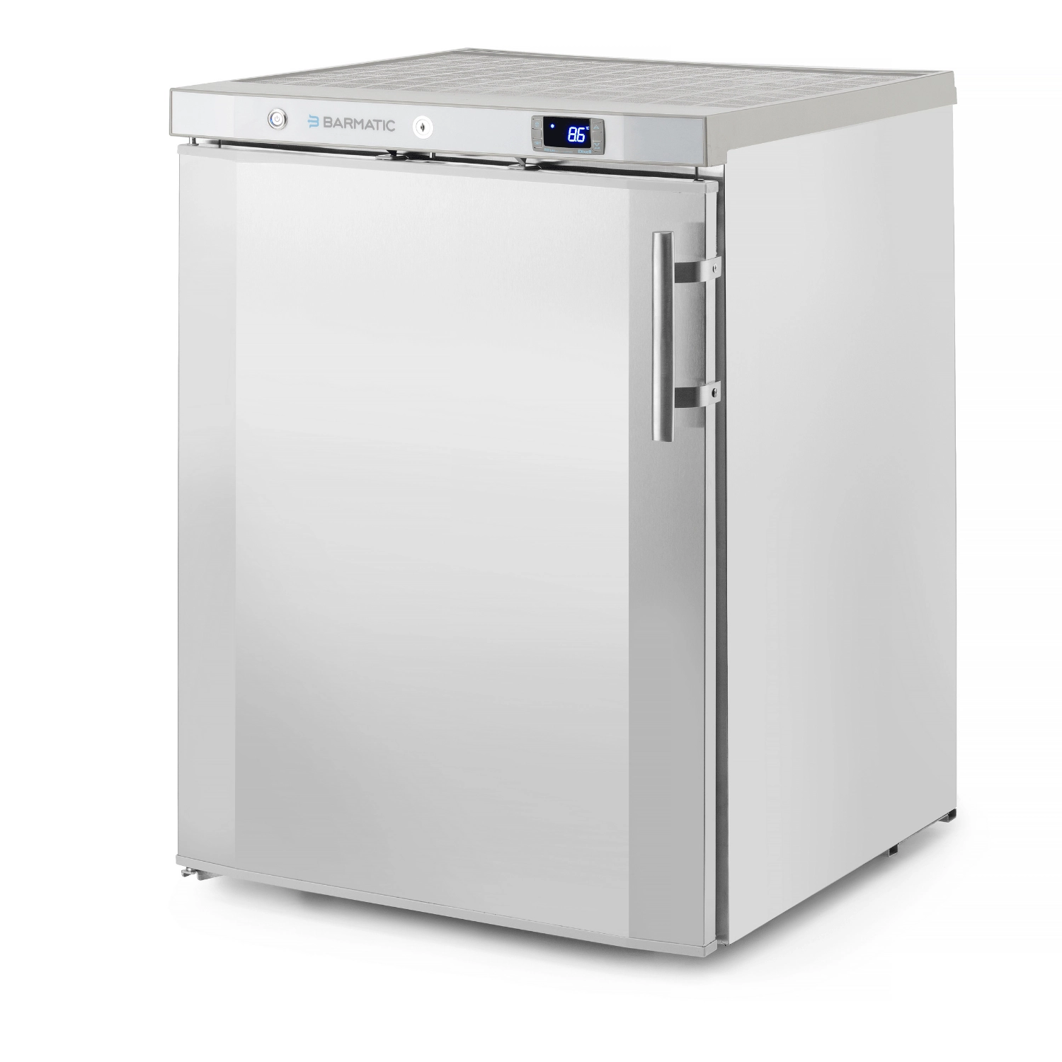 Zamrażarka barowa podblatowa Mistral ze stali nierdzewnej, 200 l, 679×598×838 mm, 80 W | BARMATIC, 229941