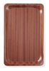 Taca prostokątna do serwowania laminowana GN 1/1 325x530 mm antypoślizgowa, mahoniowa | HENDI, 507216