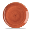 Talerz płytki, Ø288 mm | CHURCHILL, Stonecast Spiced Orange