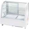 Witryna ekspozycyjna 100 l, biała, oświetlenie LED, 682x450x675 mm | STALGAST, 852103