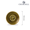 Spodek do espresso, Ø118 mm | CHURCHILL, Stonecast Plume Green