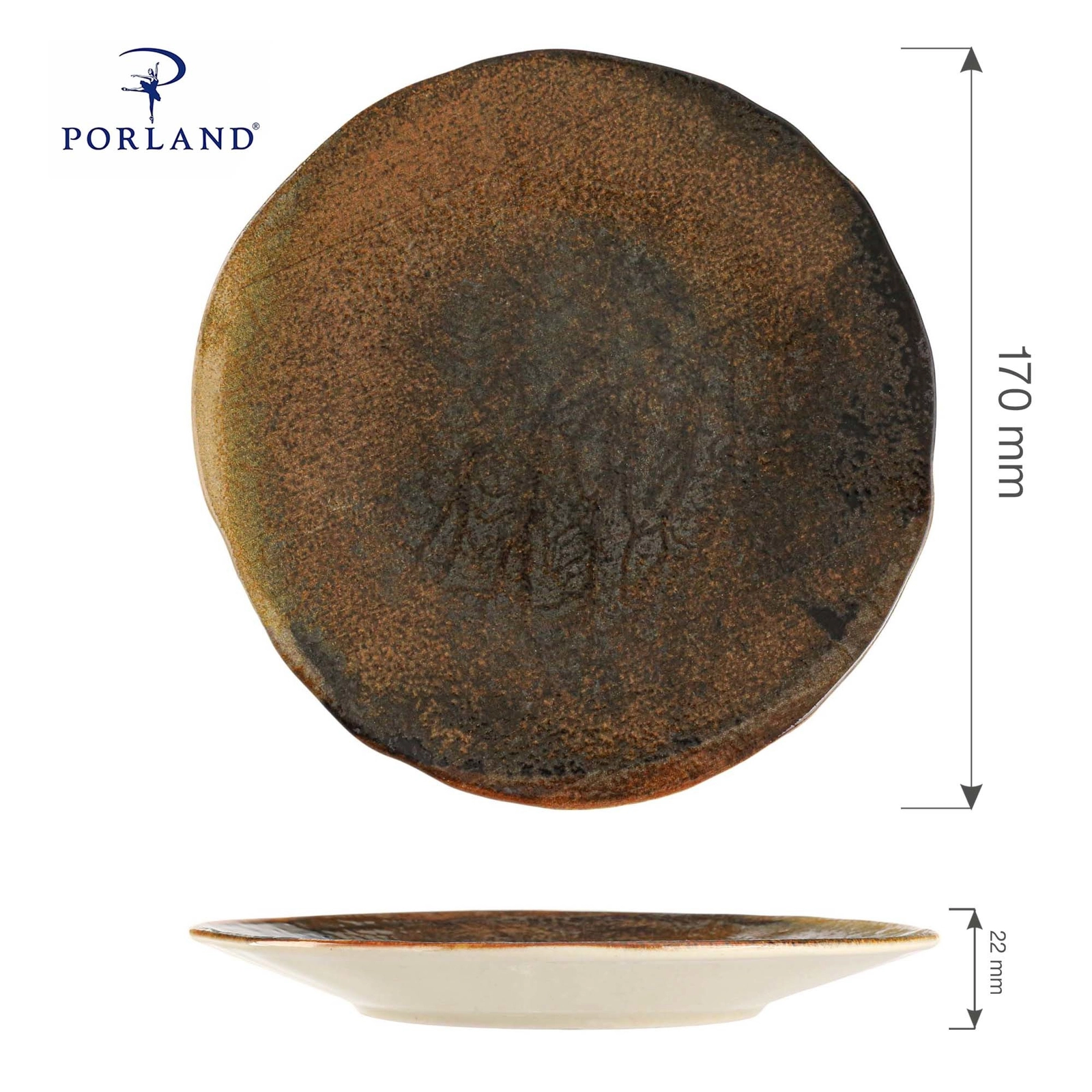 Talerz płytki, Ø170 mm | PORLAND, Genesis