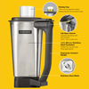 Dzbanek ze stali nierdzewnej do blendera HBF510/HBF510S/HBH455-CE, 1,8 l | HAMILTON BEACH COMMERCIAL, 6126-510S-CE