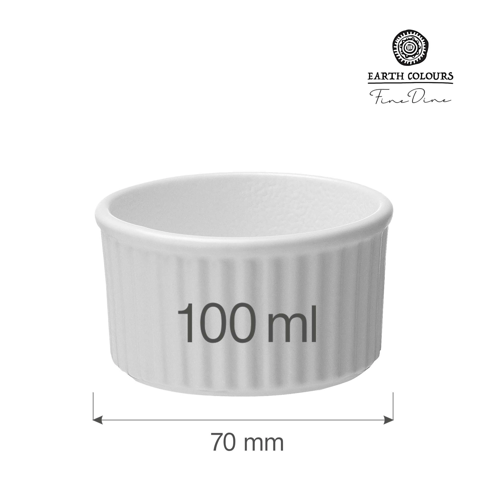 Ramekin, Ø70 mm, 100 ml, biały | FINE DINE, Nordic