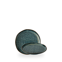 Talerz naturalny, Ø170 mm | CHURCHILL, Cascade Sapphire Blue