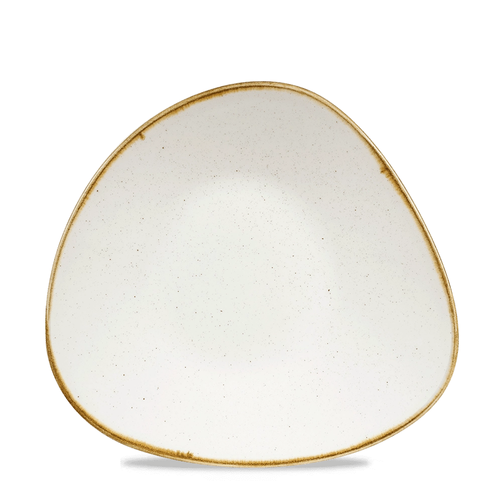 Misa płytka trójkątna, 300×300 mm, 780 ml | CHURCHILL, Stonecast Barley White