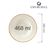 Talerz do pasty, Ø280 mm, 468 ml | CHURCHILL, Stonecast Barley White