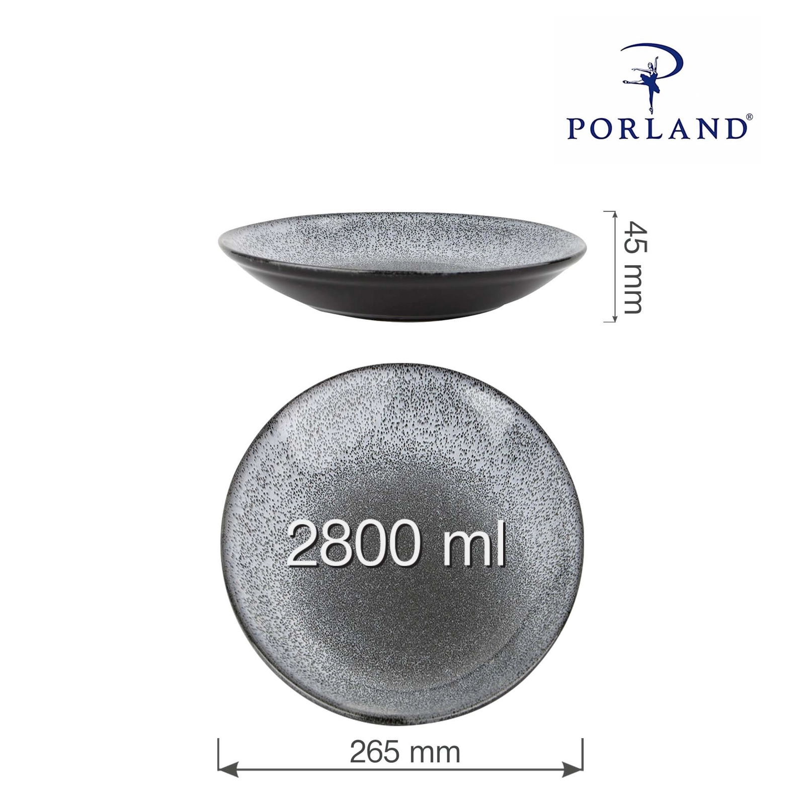 Talerz głęboki coupe, Ø260 mm | PORLAND, Twilight