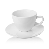 Filiżanka elegancka ze spodkiem, 230 ml | FINE DINE, Bianco