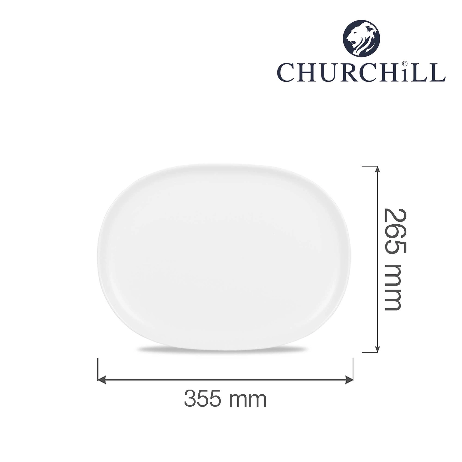 Półmisek owalny 265×355 mm | CHURCHILL, Alchemy Moonstone