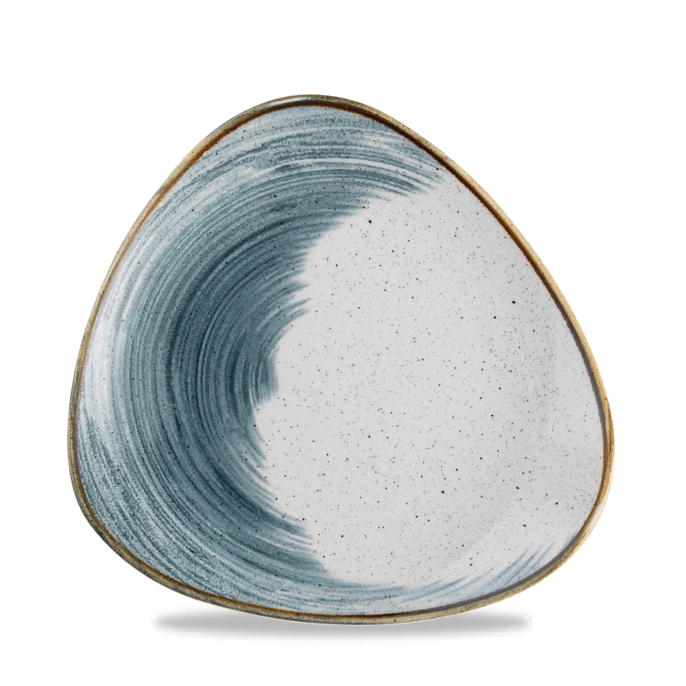 Talerz trójkątny, 229 mm | CHURCHILL, Stonecast Accents Blueberry