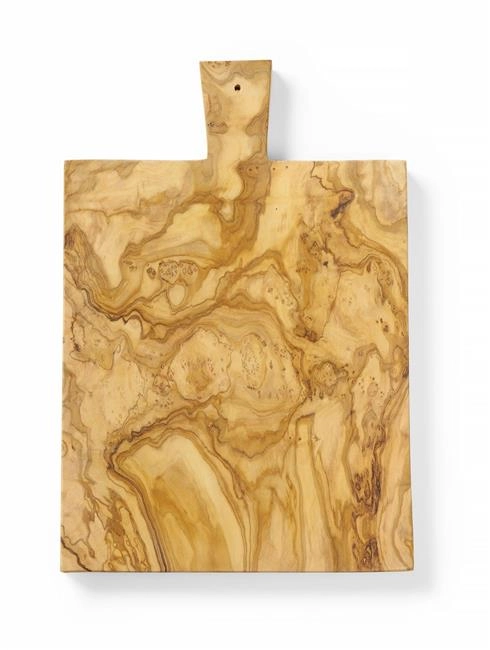 Deska do serwowania z drewna oliwnego, 340x230x22 mm | HENDI, 505427