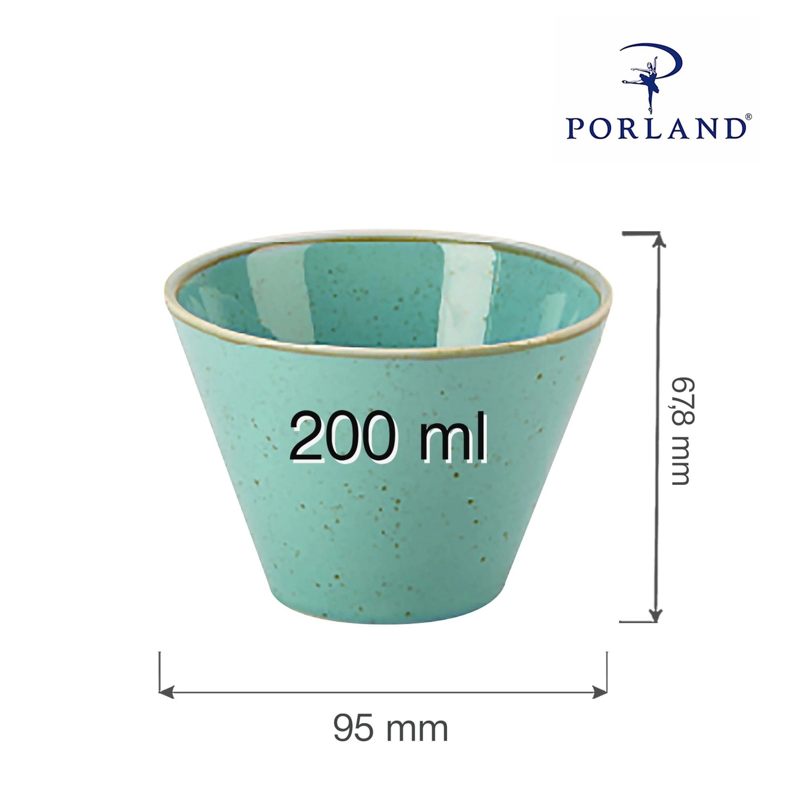Miska stożkowa, 200 ml | PORLAND, Seasons Laguna