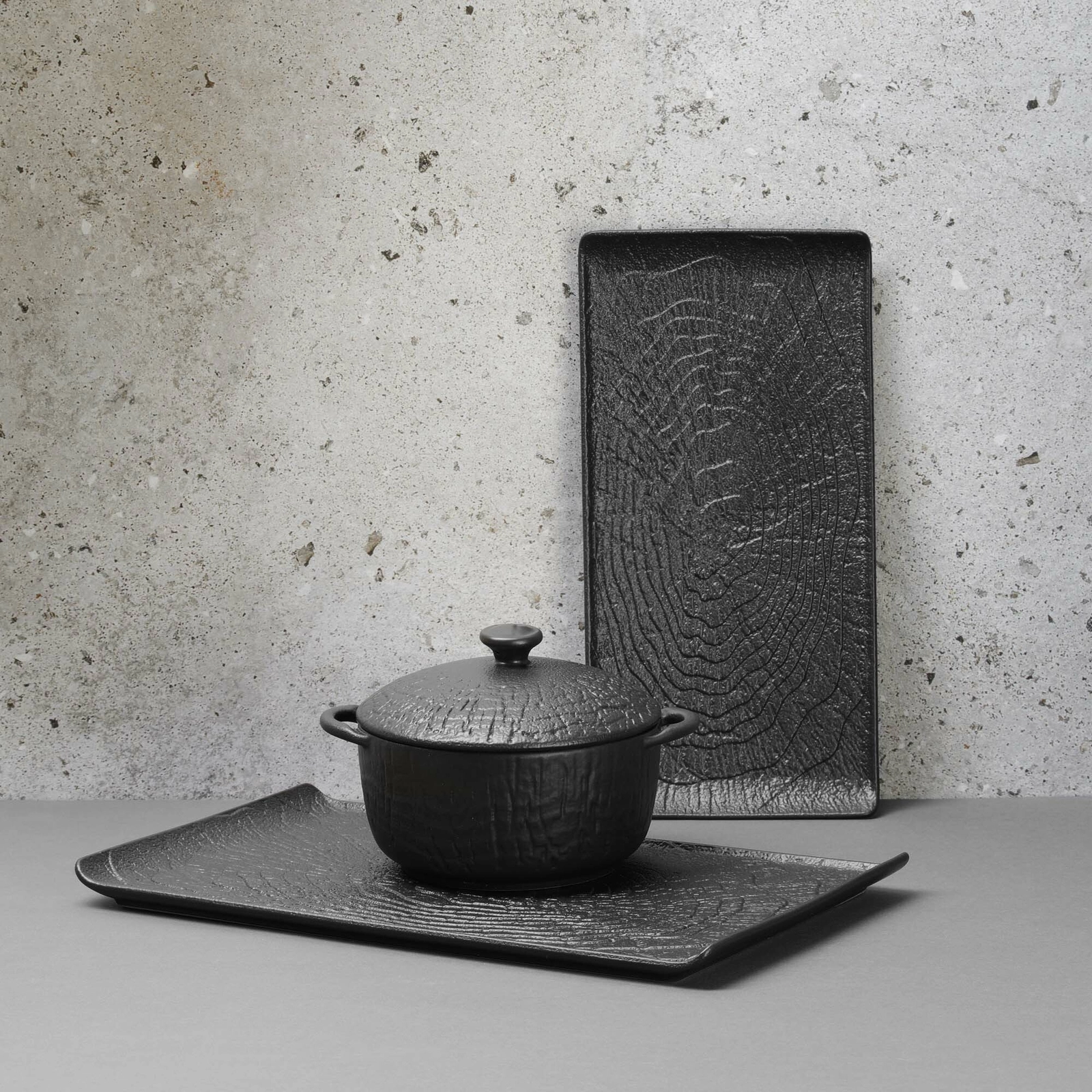 Miska gniazdo, Ø200 mm, czarna | FINE DINE, Crust