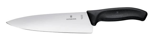 Nóż do siekania, czarny, 200 mm | VICTORINOX, 6.8063.20B