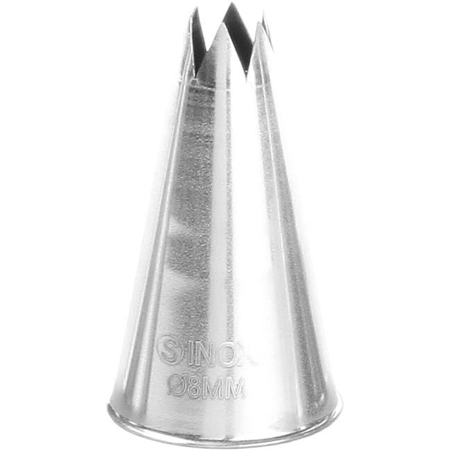 Końcówka do rękawów karbowana ⌀8 mm | HENDI, 551387