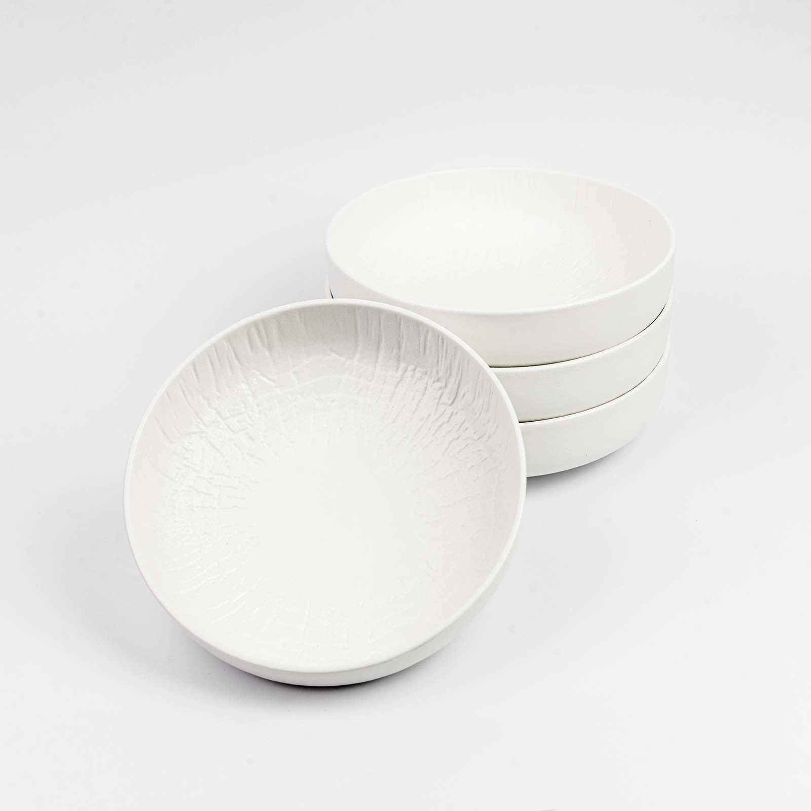Miska płytka, Ø200 mm, 1200 ml, biały | FINE DINE, Nordic