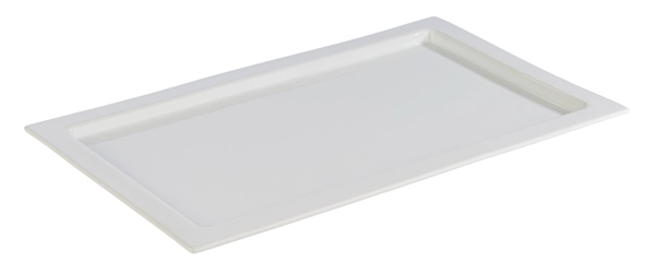 Porcelanowy półmisek GN 1/1, 530×325×20 mm, biały | APS, 82355