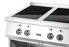 Kuchnia indukcyjna 4-palnikowa, 17 kW, 400 V, 800×720×854 mm | HENDI, 237687