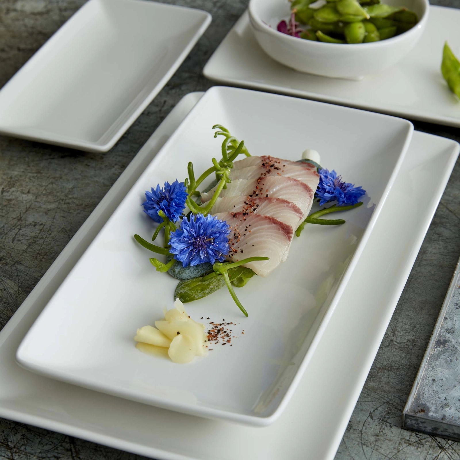 Półmisek prostokątny, 270×167 mm, kremowy | STEELITE, Taste