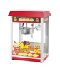 Urządzenie do popcornu, czerwone, 230 V, 1,5 kW, 574x420x778 mm | HENDI, 282748