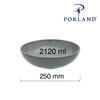 Miska bufetowa, Ø250 mm, ciemnoszara | PORLAND, Seasons Stone