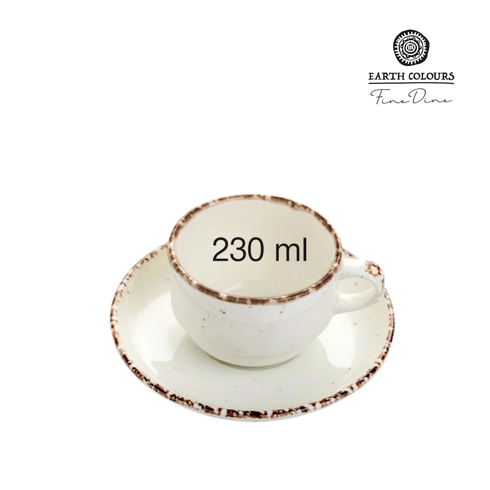 Filiżanka ze spodkiem, 230 ml | FINE DINE, Opal