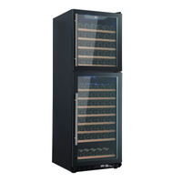 Chłodziarka do wina, 450 l, czarna, 680×595×1805 mm | BARMATIC, 237748