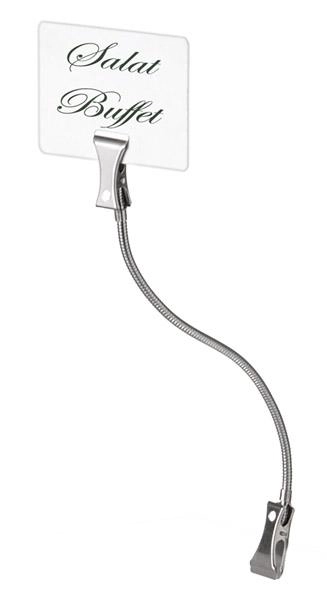 Klips do plakietek z przewodem 120 mm + 10 plakietek | APS, Flexibel