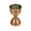 Miarka barmańska Bell z prostą krawędzią, ze stali nierdzewnej, antyczna miedź, 25/50 ml | BARFLY, Bell