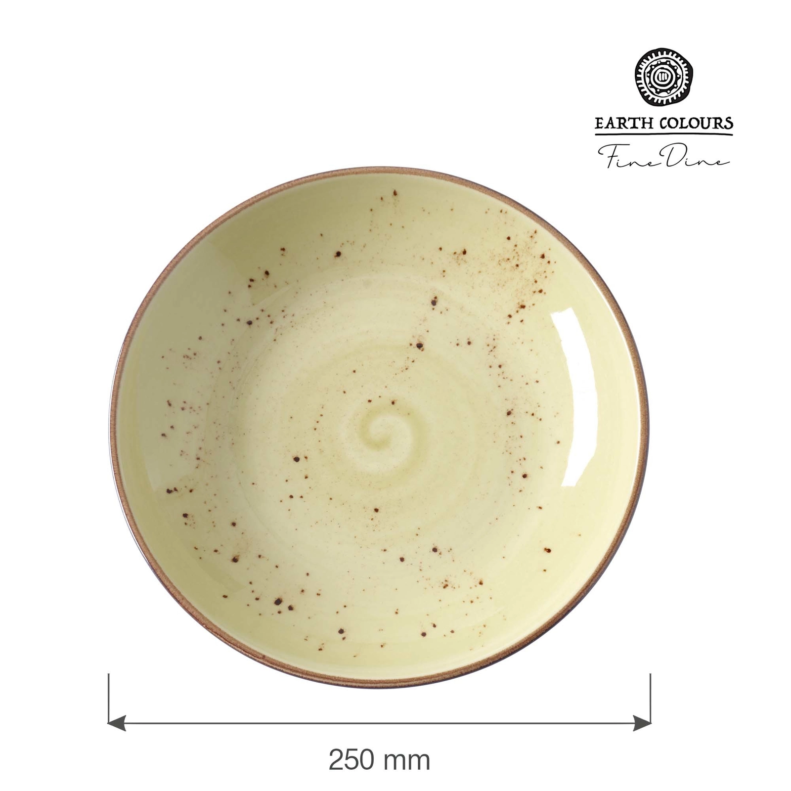 Miska coupe, Ø250 mm, zielona | FINE DINE, Olive