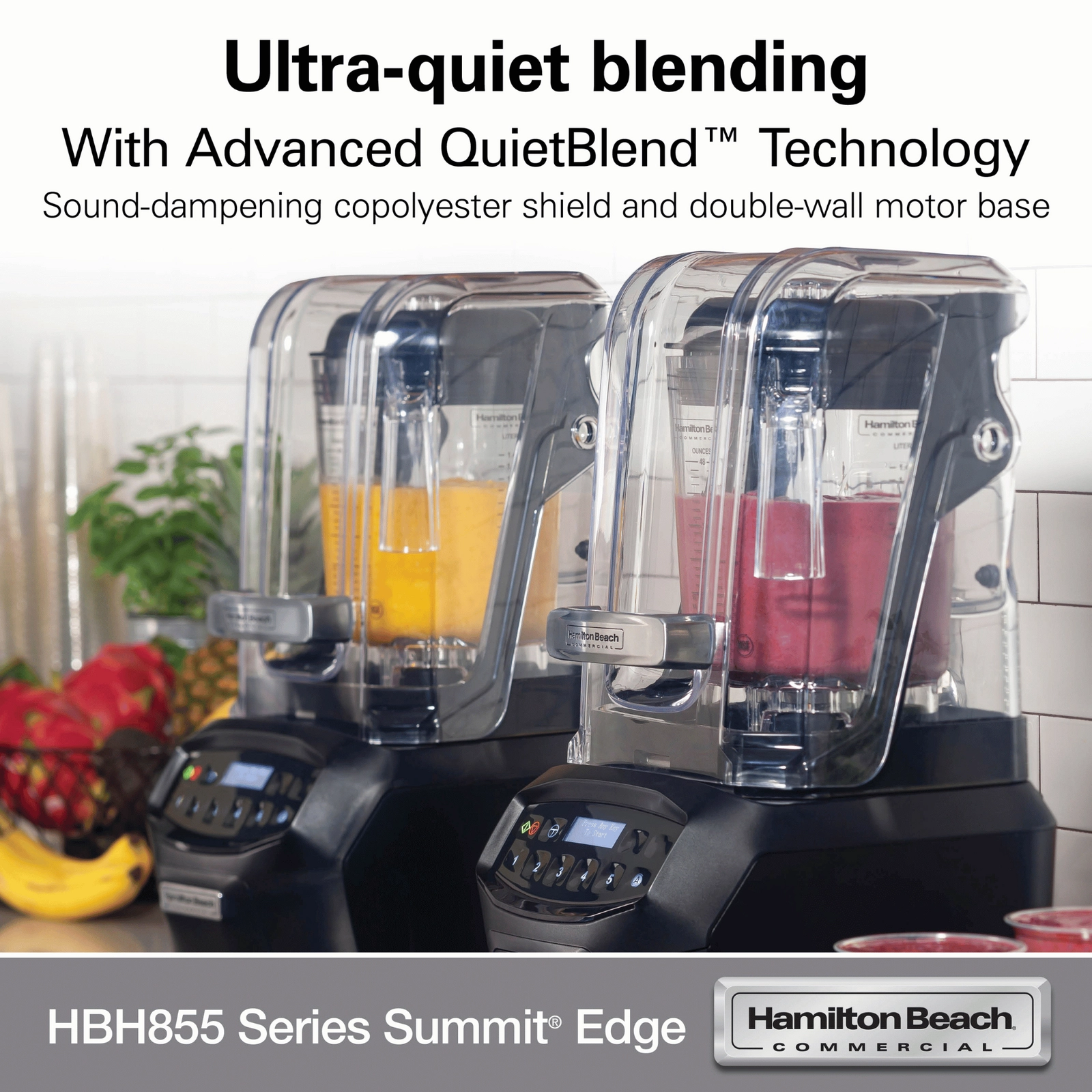Blender profesjonalny Summit Edge, 1,4 l, 2000 W, 226×312×473 mm | HAMILTON BEACH COMMERCIAL, HBH855-CE