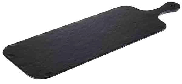 Taca prostokątna z melaminy 480x200 mm z uchwytem | APS, Slate-Rock