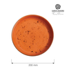 Miska płytka, Ø200 mm, pomarańczowa | FINE DINE, Dahlia