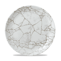 Talerz płytki, 288 mm | CHURCHILL, Studio Prints Kintsugi Agate Grey