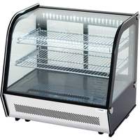 Witryna chłodnicza przeszklona 120 l, oświetlenie LED, 702x568x686 mm | STALGAST, 852120