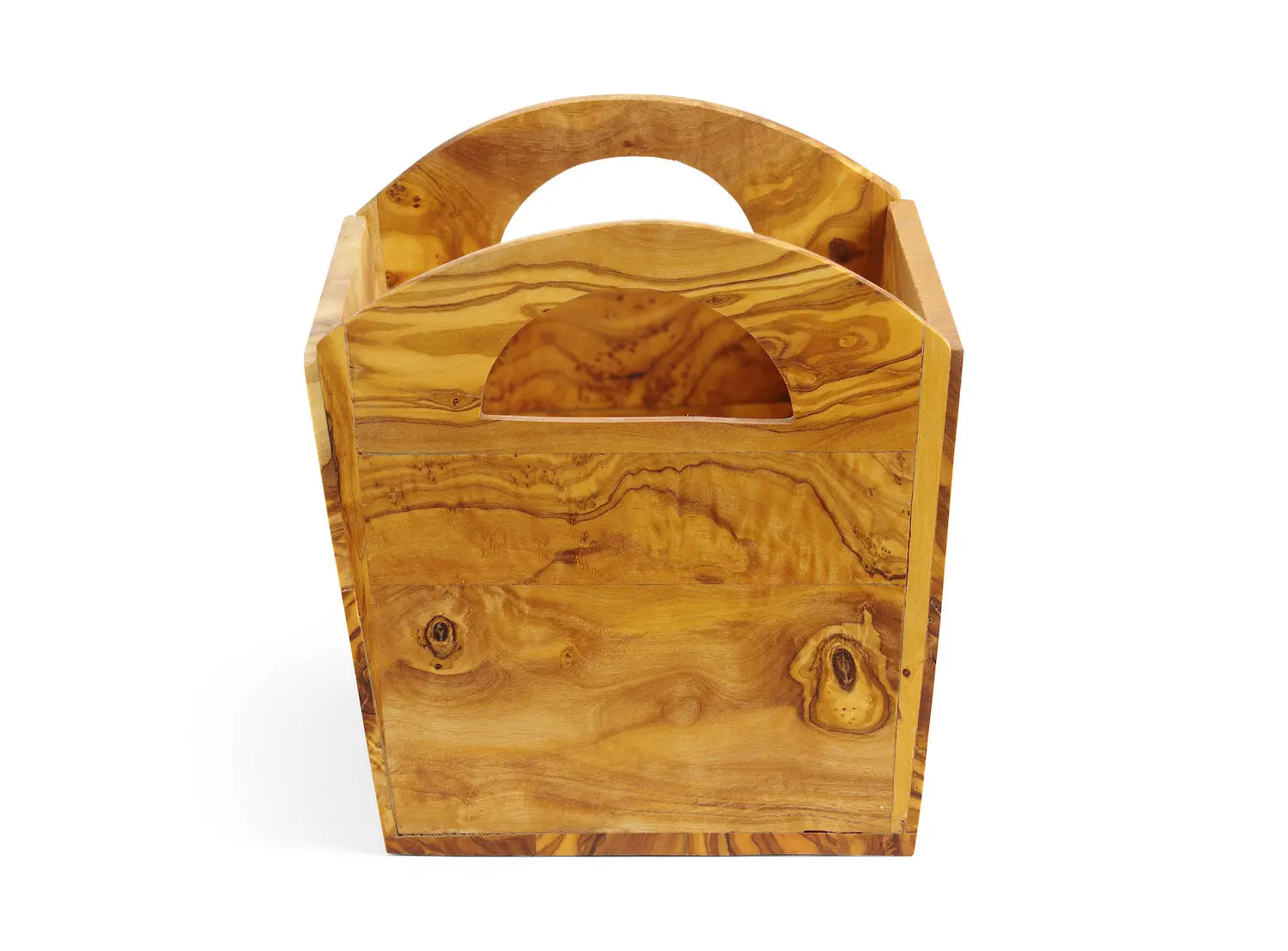 Pojemnik z drewna oliwnego, 245x198x194 mm | HENDI, 505274