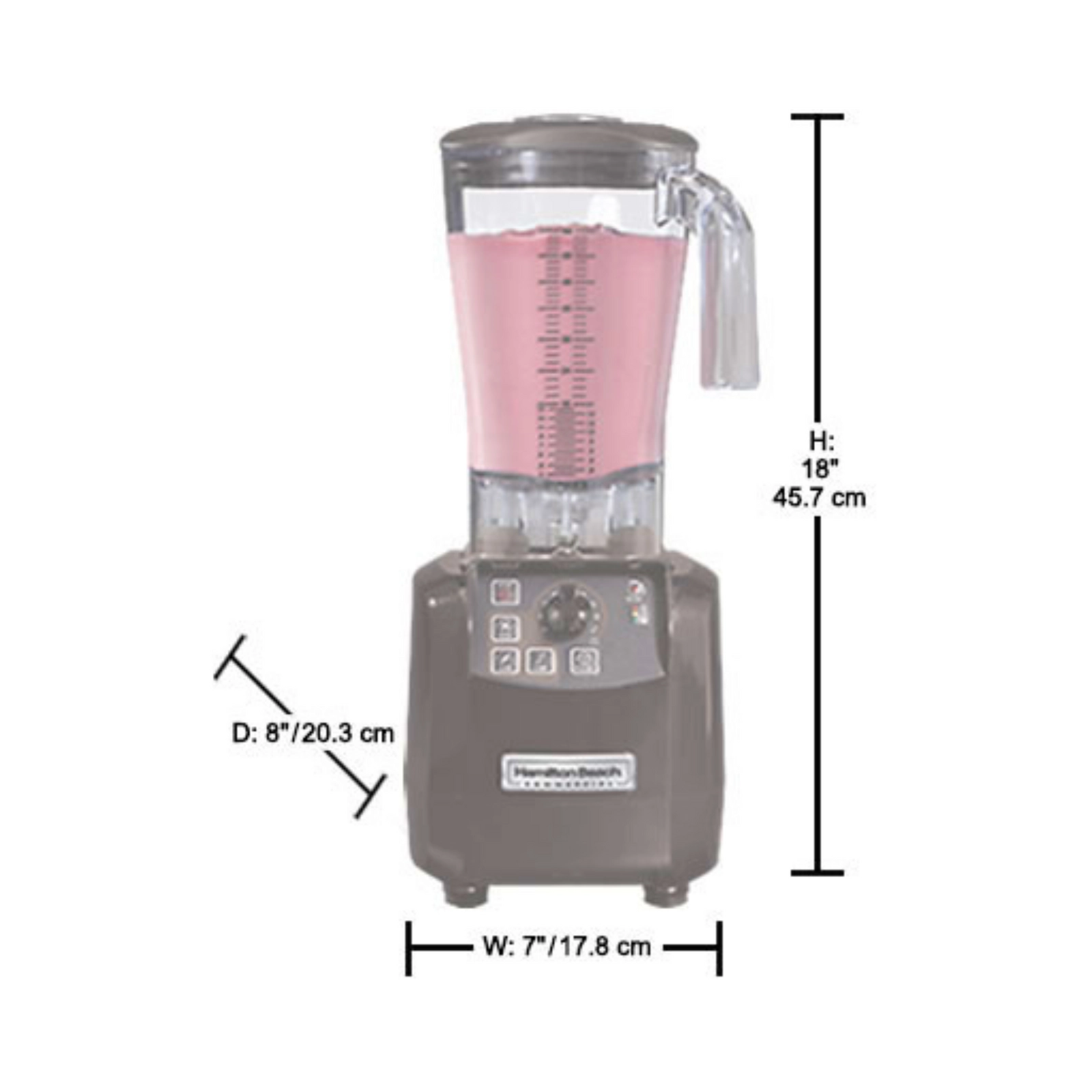 Blender barmański, 1,8 l, 0,88 kW | HAMILTON BEACH COMMERCIAL, Tempest