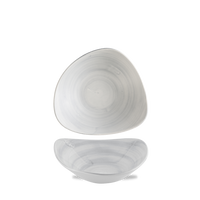 Misa trójkątna, Ø190 mm, 370 ml, szara | CHURCHILL, Stonecast Canvas Grey