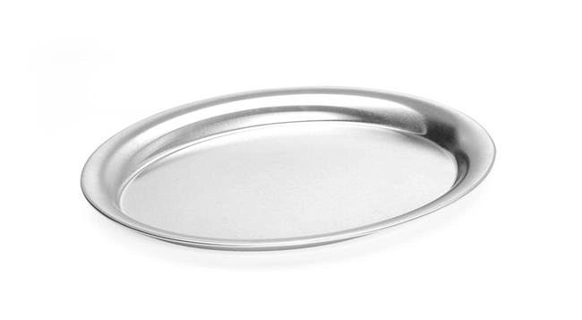 Taca do serwowania owalna 265x195 mm, satynowana | HENDI, 405208