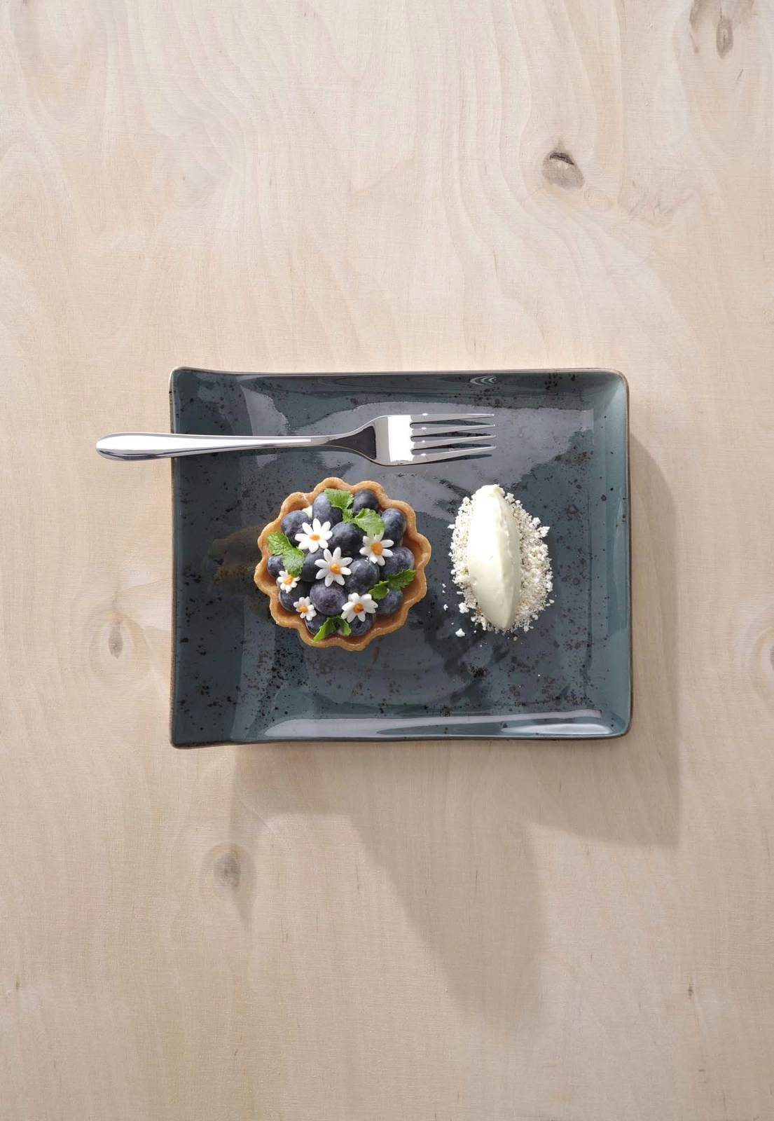 Talerz serwingowy, 215x90 mm, szary | FINE DINE, Arando