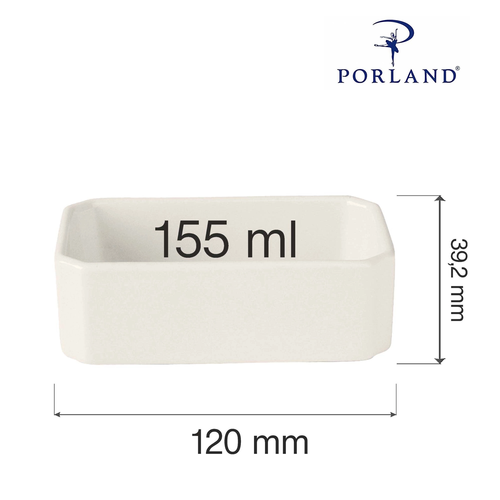 Pojemnik na saszetki, 70×120 mm | PORLAND, Dove