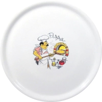 Talerz do pizzy, biały, ⌀330 mm | HENDI, Traditional