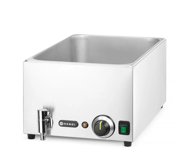 Bemar z kranem spustowym, GN 1/1, 1 kW, 576×334×241 mm | HENDI, Kitchen Line