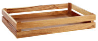 Skrzynka do serwowania 555x350x105 mm, z drewna | APS, Superbox